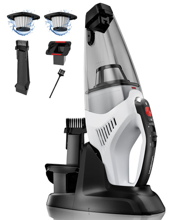 VAKERR Cordless Handheld Vacuum Cleaner, 15KPA & LED, Lightweight and Portable, Suitable for Home, Car, Pet Hair