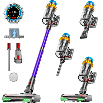 VAKERR X15PRO 650W Cordless Vacuum Cleaner 65KPA Strong Suction for Pet Hair and Carpet 70Mins Runtime Household cleaning